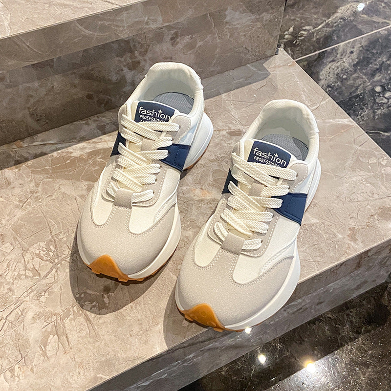 Damen komfortable Freizeitsneaker mit atmungsaktivem Obermaterial und modischem Design EB