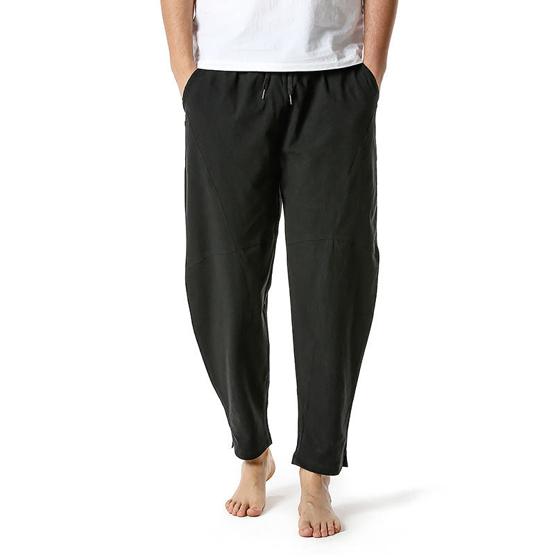 Herren moderne Freizeit-Hose mit elastischem Bund und praktischen Seitentaschen EB