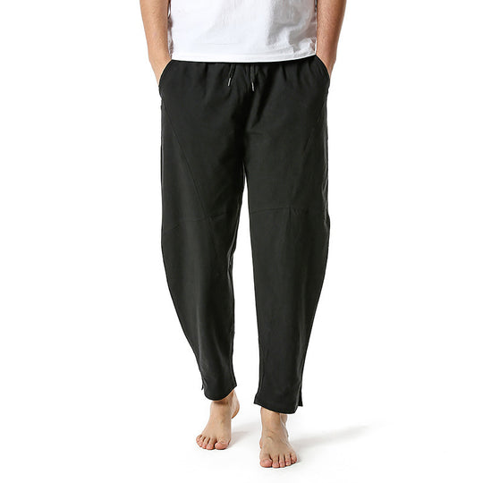 Herren moderne Freizeit-Hose mit elastischem Bund und praktischen Seitentaschen EB