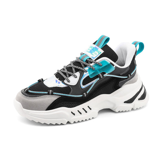 Damen Sportliche Streetwear-Sneaker mit gepolsterter Sohle und atmungsaktiver Struktur EB