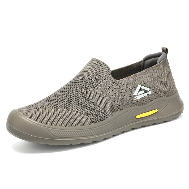 Damen atmungsaktive Slip-On Sportschuhe mit rutschfester Sohle EB