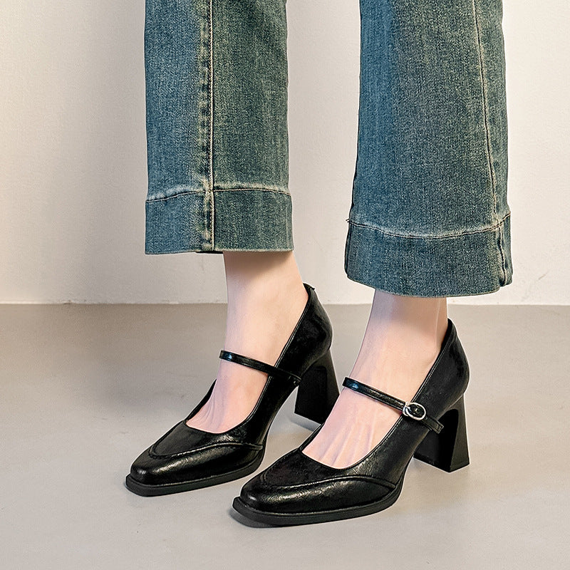 Damen Elegante High Heels mit Plateau und Riemchen EB