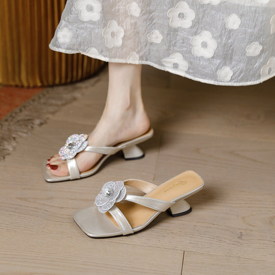 Damen elegante Flip-Flops EB