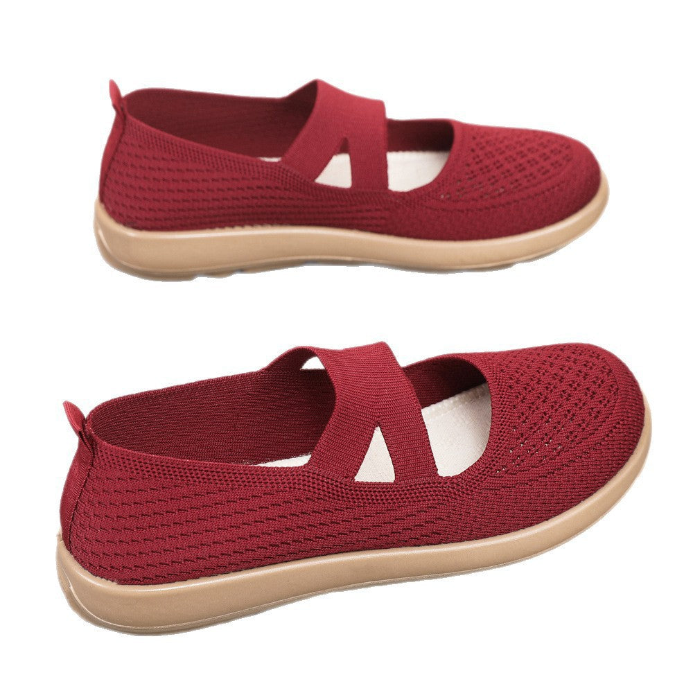 Damen Bequeme Freizeit-Sneaker mit flexiblem Obermaterial EB