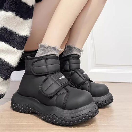 Damen Warme Winterstiefel mit weichem Futter und rutschfester Sohle EB