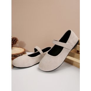 Damen Ballerinas mit verstellbarem Klettverschluss und bequemer Sohle EB
