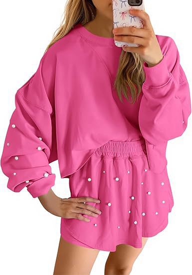 Damen Sportliches Sweatshirt- und Rock-Set EB