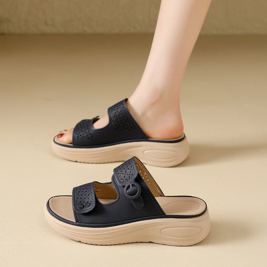 Damen Atmungsaktive Clogs mit modischem Lochdesign und komfortablem Fußbett EB
