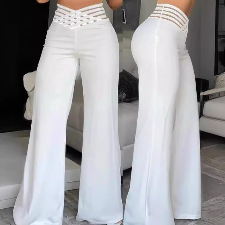 Damen Elegante und bequeme Schlaghose EB