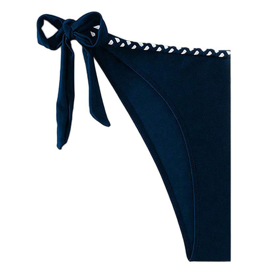 Damen Bandeau-Bikini mit verstellbaren Trägern und raffinierter Raffung EB