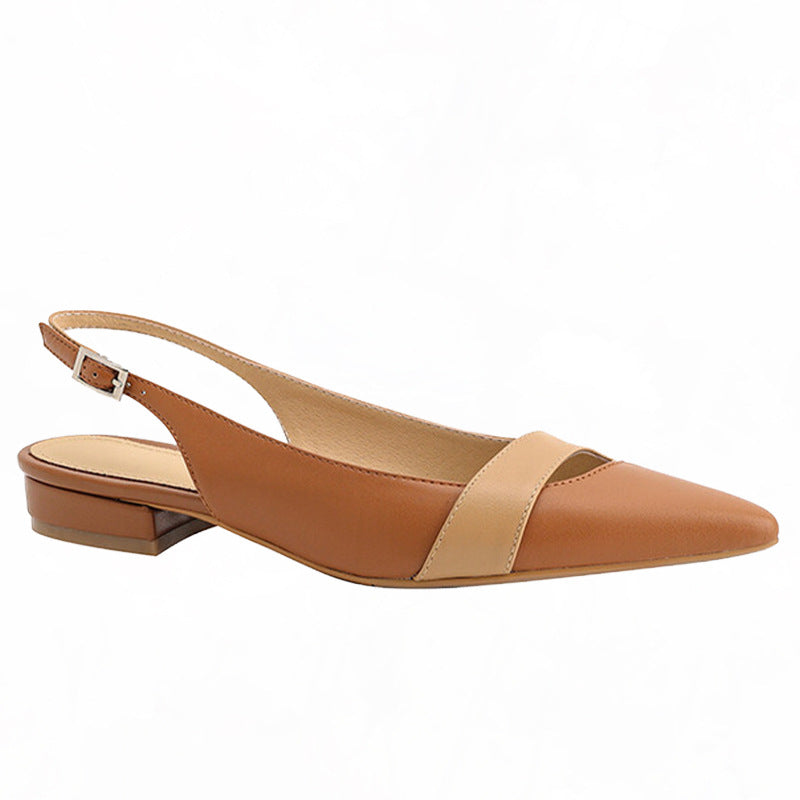 Damen Slingback-Pumps mit spitzem Zehendesign und eleganter Riemchenführung EB