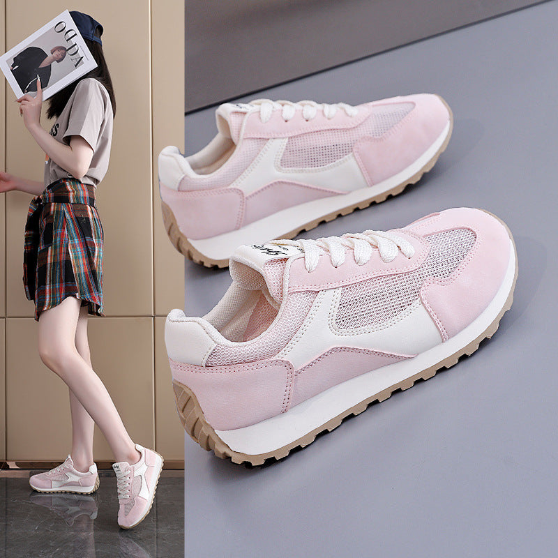 Damen Laufsneaker mit atmungsaktivem Mesh-Obermaterial und rutschfester Sohle EB