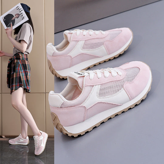 Damen Laufsneaker mit atmungsaktivem Mesh-Obermaterial und rutschfester Sohle EB