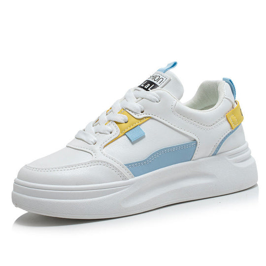 Damen Sportliche Sneakers mit modischem Design und extra dicker Sohle EB