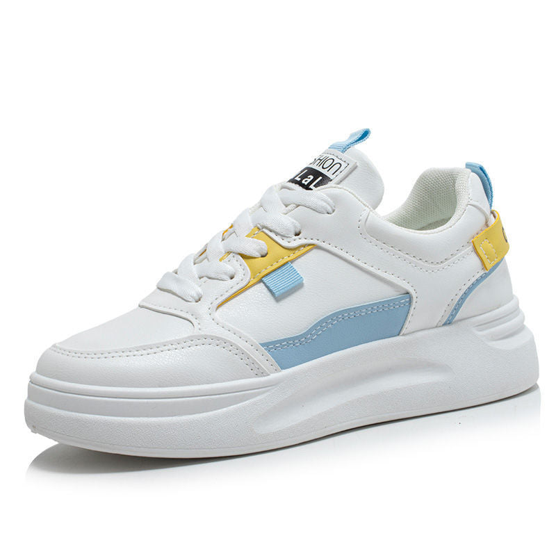 Damen Sportliche Sneakers mit leichtem Plateau EB