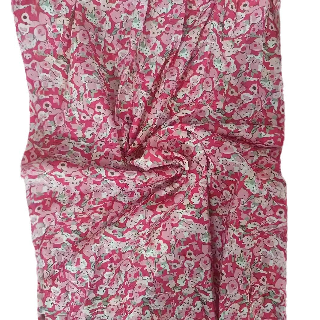 Damen Verspieltes und elegantes Minikleid mit tiefem V-Ausschnitt und Rüschendetails EB