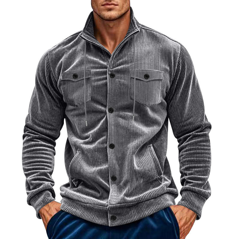 Herren cordjacke mit praktischen Brusttaschen EB