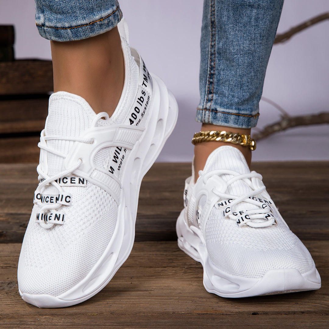 Damen Sportliche Sneakers mit atmungsaktivem Obermaterial und innovativem Dämpfungssystem EB