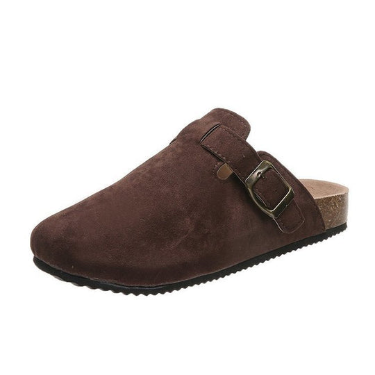 Damen Clogs mit modischem Riemchendesign und anatomischem Fußbett EB