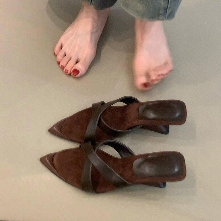 Damen elegante Sling-Heels mit komfortabler Fußbettgestaltung EB