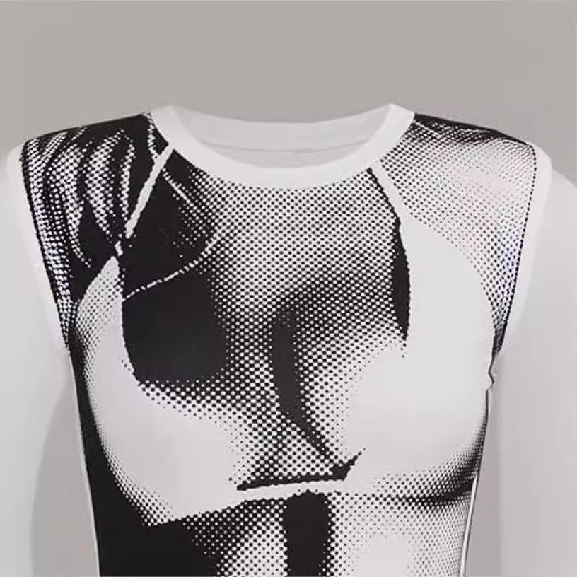 Damen Kunstvoll gestaltetes Grafikshirt EB