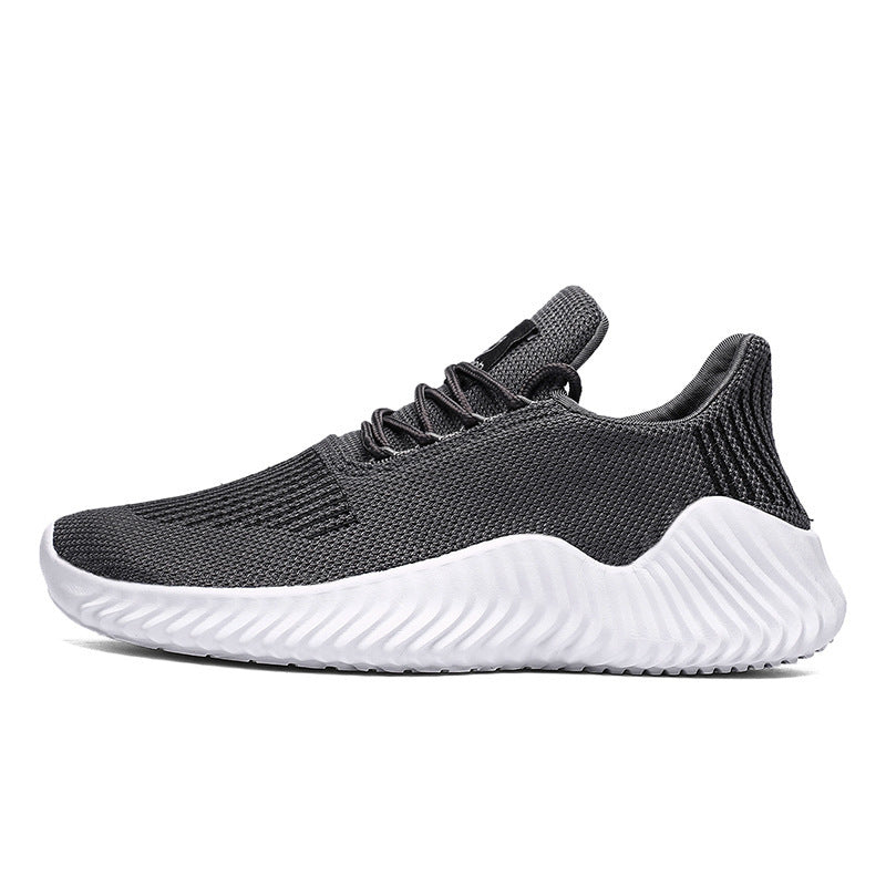 Damen Sneakers mit atmungsaktiver Strick-Oberfläche und flexibler Laufsohle EB