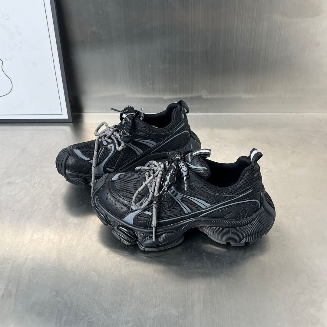 Damen Sportliche Laufschuhe mit atmungsaktiver Netzstruktur und stoßdämpfendem Fußbett EB