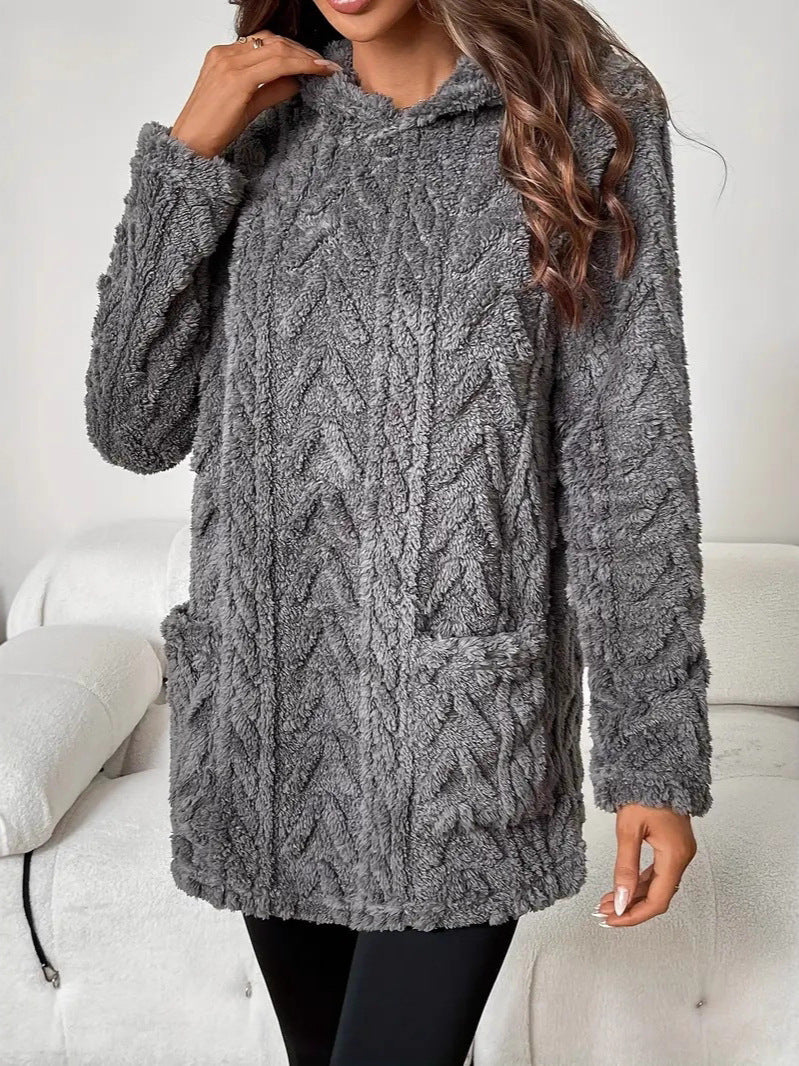 Damen Kuscheliger Hoodie mit Struktur EB