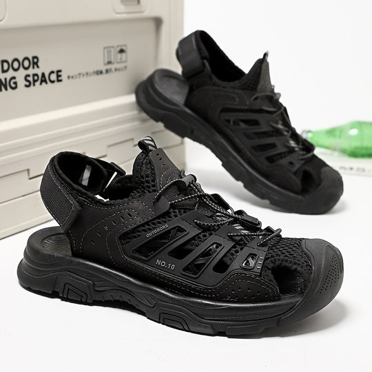 Damen Sportliche Outdoor-Sandalen mit stoßdämpfender Sohle und atmungsaktivem Obermaterial EB