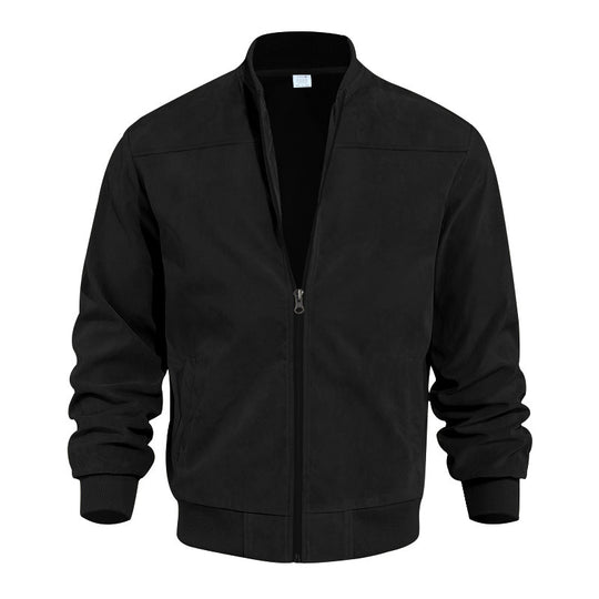 Herren modische und bequeme Softshell-Jacke mit hochschließendem Kragen EB
