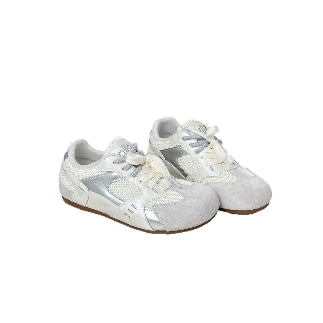 Damen Sportliche Freizeitschuhe mit atmungsaktiver Mesh-Oberfläche und hochwertigem Wildleder EB