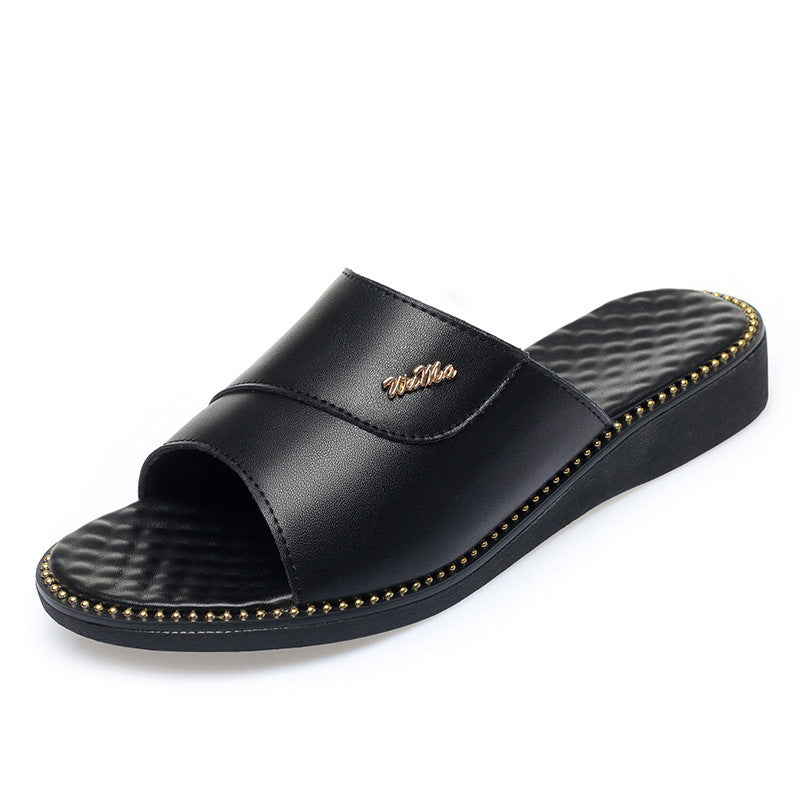 Damen Komfortable und stilvolle Slipper mit ergonomischem Fußbett EB