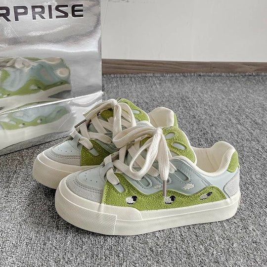 Damen Sportliche Sneaker mit modernen Akzenten und bequemer Dämpfung EB