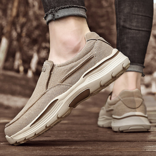 Damen Bequeme Slip-On Sneakers mit elastischen Materialien und luftdurchlässiger Struktur EB