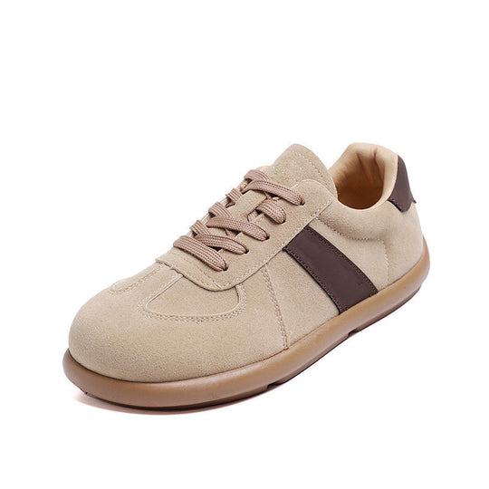 Damen Sneakers mit weichem Suede-Obermaterial und atmungsaktiver Sohle EB