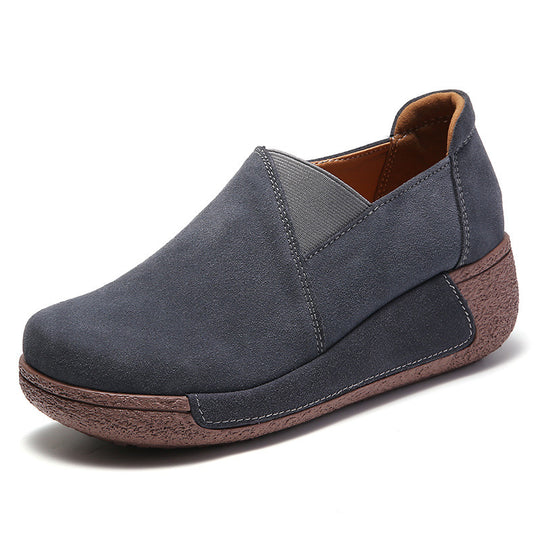 Damen Komfortable Slip-On Sneakers mit anpassungsfähiger Sohle EB