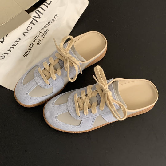 Damen modische Slipper mit sportlichem Design und atmungsaktivem Obermaterial EB