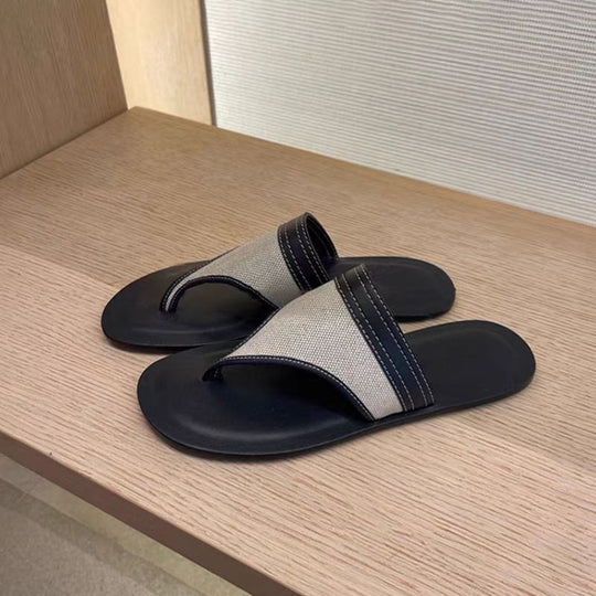 Damen Zehentrenner-Sandalen mit ergonomischem Riemendesign und rutschfester Sohle EB