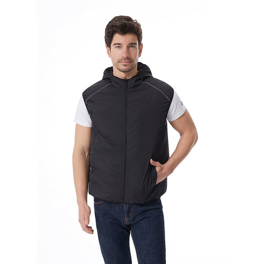 Herren nan leichte wasserdichte Kapuzenjacke winddicht mit reflektierenden Details EB