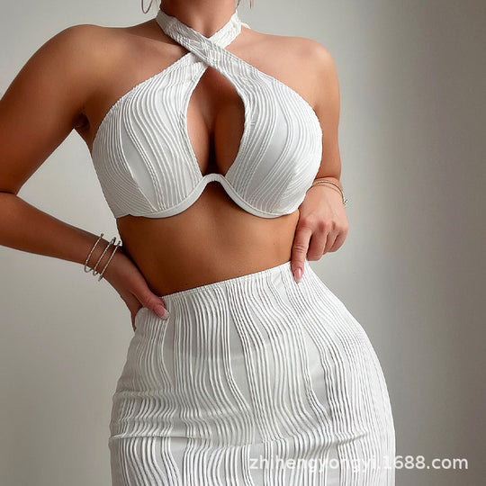 Damen Bandeau-Bikini-Oberteil mit detailverliebt gerafftem Design EB