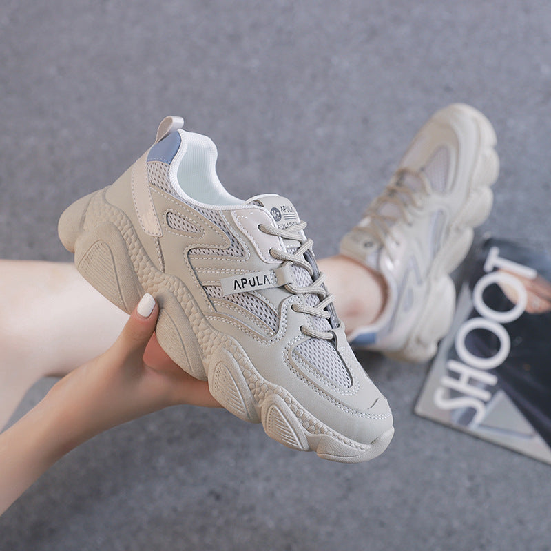 Damen Sportliche Freizeit-Sneaker mit atmungsaktiver Oberseite und rutschfester Sohle EB