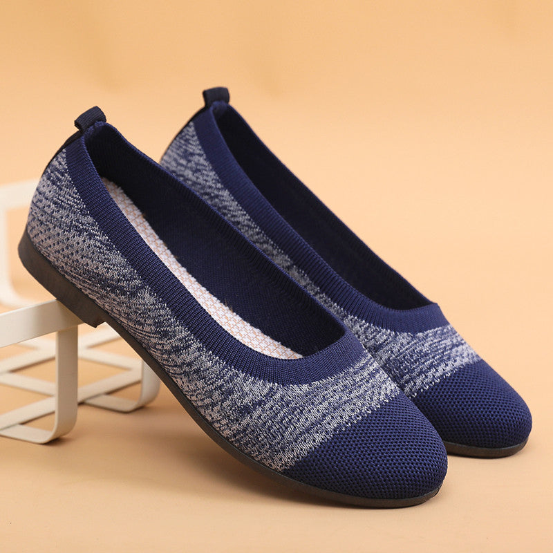 Damen Bequeme Ballerinas mit flexiblem und atmungsaktivem Obermaterial EB