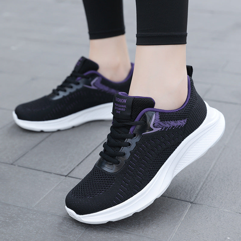 Damen Leichte und atmungsaktive Sportschuhe mit dämpfender Zwischensohle EB