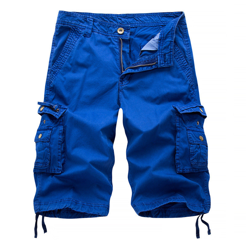 Herren Cargoshorts mit multifunktionalen Taschen und elastischem Bund EB