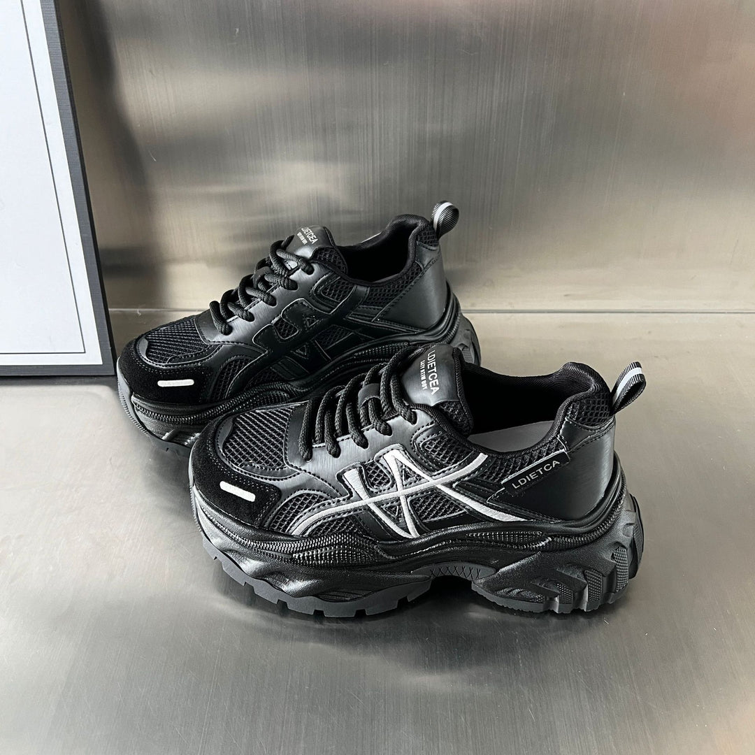 Damen Sportliche Lauf-Schuhe mit verstärkter Sohle und atmungsaktivem Mesh-EB