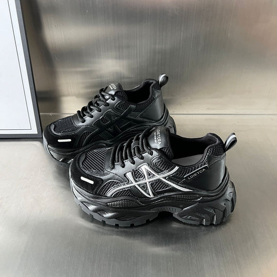 Damen Sportliche Lauf-Schuhe mit verstärkter Sohle und atmungsaktivem Mesh-EB
