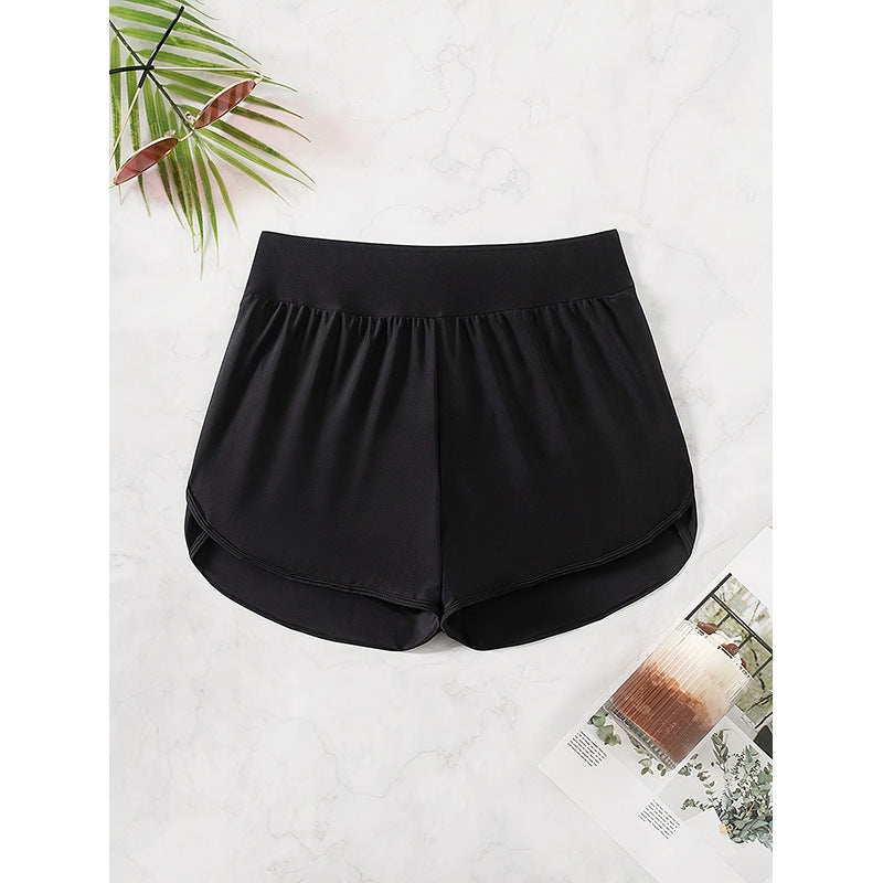 Damen Sportliche Shorts mit hohem Bund und lockerem Schnitt EB