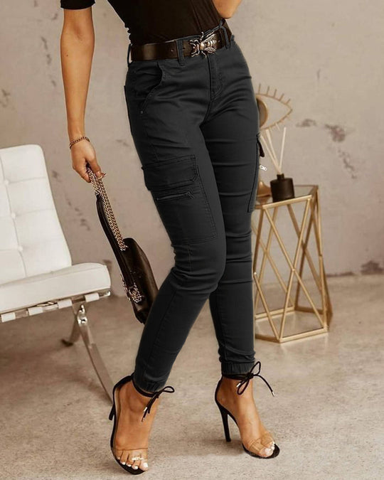 Damen Cargo-Hose mit praktischen Taschen und modernem Schnitt EB