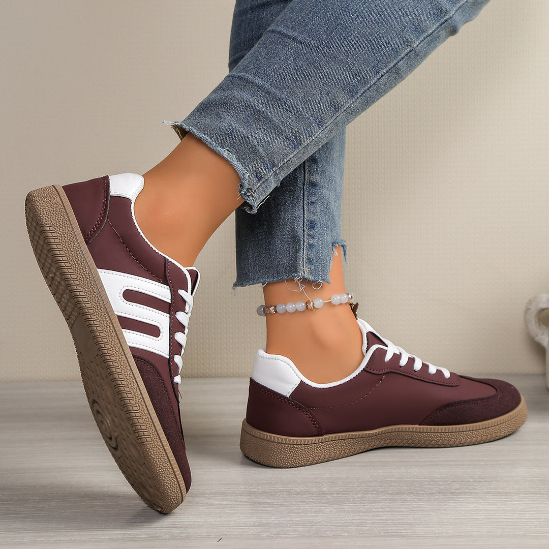 Damen Komfort-Sneaker mit atmungsaktiver Sohle und modischem Obermaterial EB