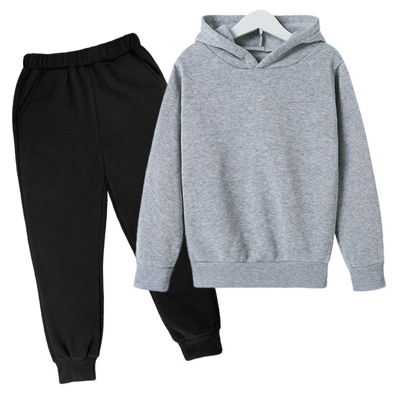 Unisex nan komfortables Hoodie und Jogger Set aus French Terry mit elastischem Bund und Rippbündchen EB